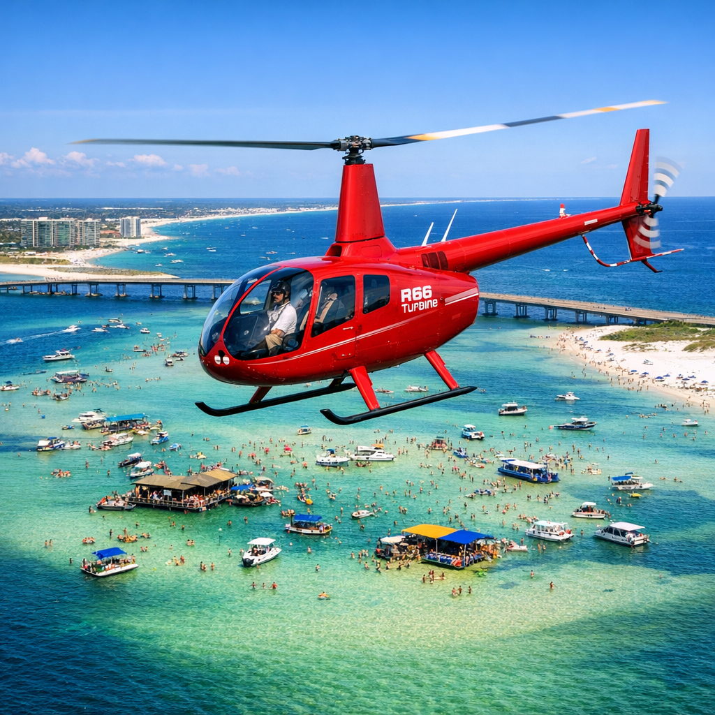 Crab Island Helicopter Rides and Tours