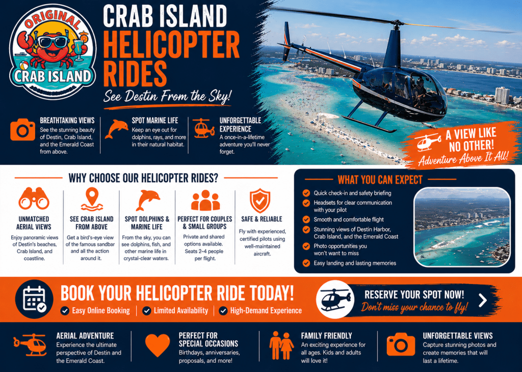 Crab Island Helicopter Rides