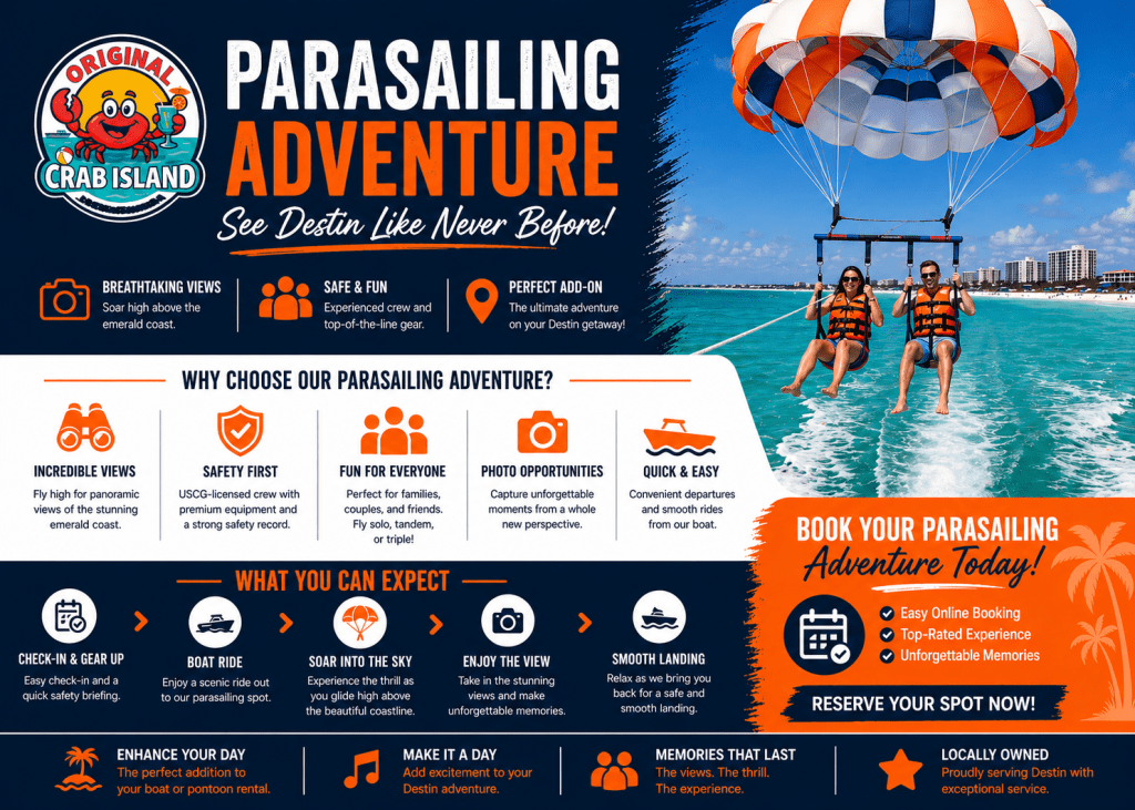 Crab Island Parasailing
