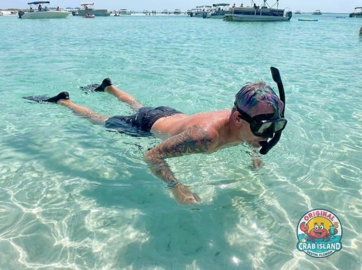Crab Island snorkeling guided tours