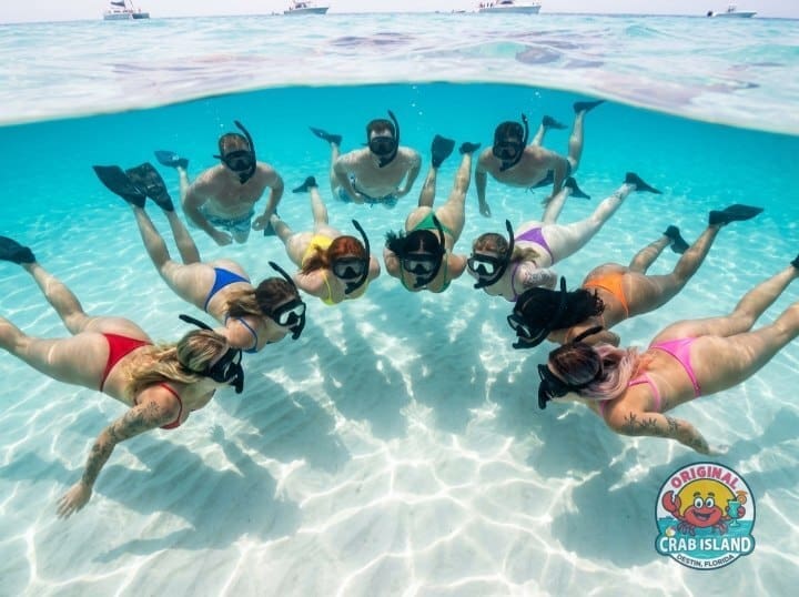 Crab Island snorkeling guided tours