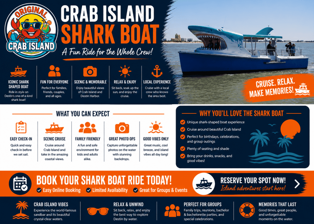 Shark Boat Crab Island