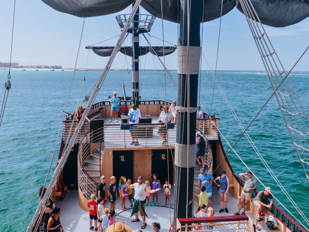 Crab Island and Destin Pirate Ship