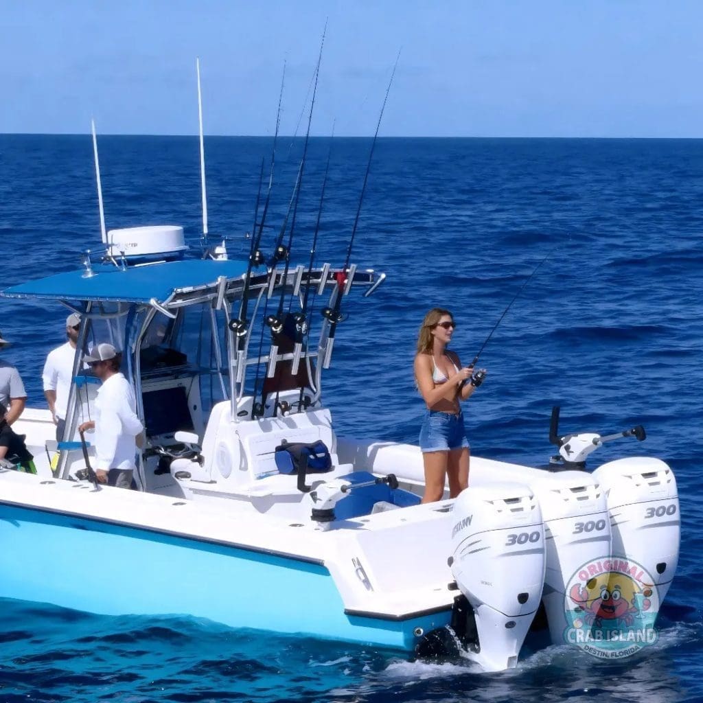 Charter Fishing at Crab Island