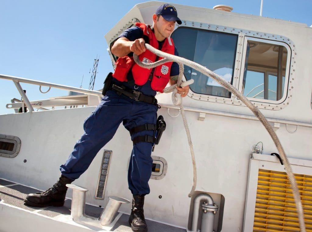 US Coast Guard at Crab Island in Destin Florida